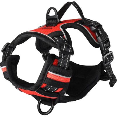 Flamingo Arnés Para Perros Balou Red 40-55 cm x 20 mm Flamingo Arnés Para Perros Balou Red 40-55 cm x 20 mm