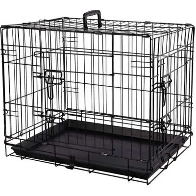Flamingo Jaula Para Perros Mezo Black 56 x 92 x 64 cm Flamingo Jaula Para Perros Mezo Black 56 x 92 x 64 cm