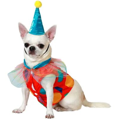 Disfraz de Payaso para perro Talla S - BigBuy Pets Disfraz de Payaso para perro Talla S - BigBuy Pets