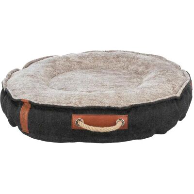 TRIXIE BE NORDIC Cama redonda para perros - 60cm negro/arena TRIXIE BE NORDIC Cama redonda para perros - 60cm negro/arena