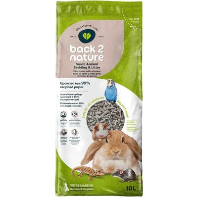 Cama de papel reciclado Back 2 Nature - 10L Cama de papel reciclado Back 2 Nature - 10L