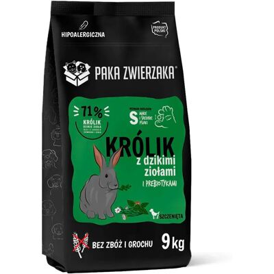PAKA ZWIERZAKA - Comida para cachorros de conejo y hierbas silvestres - Sin cereales y sensible PAKA ZWIERZAKA - Comida para cachorros de conejo y hierbas silvestres - Sin cereales y sensible