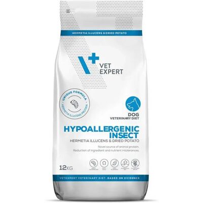 VET EXPERT Dieta Veterinaria Hipoalergénica para Perros - Insecto VET EXPERT Dieta Veterinaria Hipoalergénica para Perros - Insecto