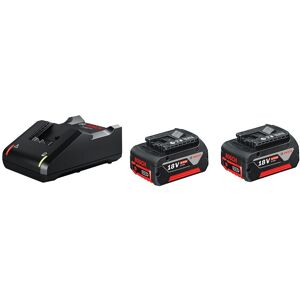 Bosch 2x 4.0ah Gal 18v-40 Rechargeable Negro