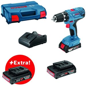 Bosch Gsr 18v-21 3x2.0ah Gal18v-20 Electric Screwdriver Rojo