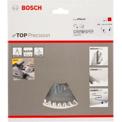 Bosch Disco De Sierra Circular Para Madera Circular Bs Wo H 165x20-48 Silver One Size Bosch Disco De Sierra Circular Para Madera Circular Bs Wo H 165x20-48 Silver One Size