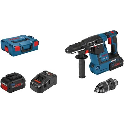 Bosch Taladro Percutor Sin Cable Gbh 18v-26 F Professional Blue / Black One Size Bosch Taladro Percutor Sin Cable Gbh 18v-26 F Professional Blue / Black One Size