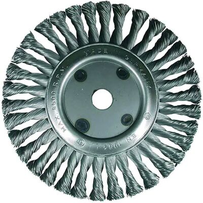 Osborn Cepillo Circular De Alambre Trenzado 0002641151 22.2 Mm Silver One Size Osborn Cepillo Circular De Alambre Trenzado 0002641151 22.2 Mm Silver One Size