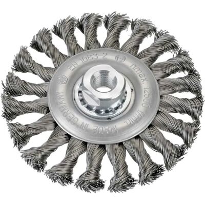 Osborn Cepillo Circular De Alambre Trenzado 1402631131 M14 125 Mm Silver One Size Osborn Cepillo Circular De Alambre Trenzado 1402631131 M14 125 Mm Silver One Size