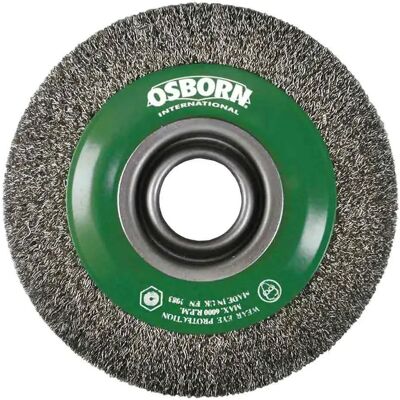 Osborn Cepillo De Alambre Ondulado Circular 0008554062 178x23x38 Mm Silver One Size Osborn Cepillo De Alambre Ondulado Circular 0008554062 178x23x38 Mm Silver One Size