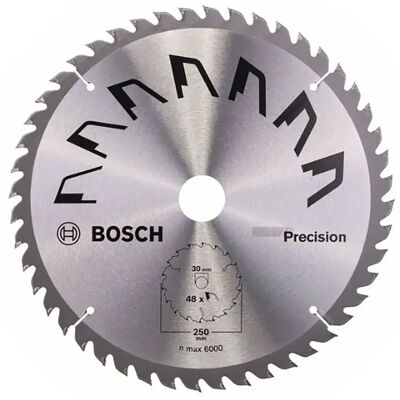 Bosch 2609256879 Disco de sierra circular - 250mm Carburo, 48 Dientes Bosch 2609256879 Disco de sierra circular - 250mm Carburo, 48 Dientes