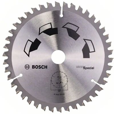 Bosch 2609256887 Hoja de sierra circular - Carburo, 160mm, 42 dientes Bosch 2609256887 Hoja de sierra circular - Carburo, 160mm, 42 dientes