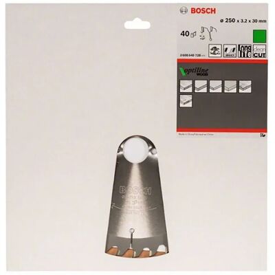 Bosch Disco De Sierra Circular Para Madera Op Wo H 250x30-40 Grey One Size Bosch Disco De Sierra Circular Para Madera Op Wo H 250x30-40 Grey One Size