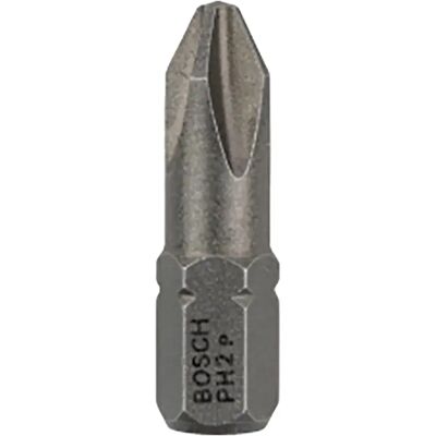 Bosch Punta De Estrella Ph2 C 25 Mm 25 Unidades Grey One Size Bosch Punta De Estrella Ph2 C 25 Mm 25 Unidades Grey One Size