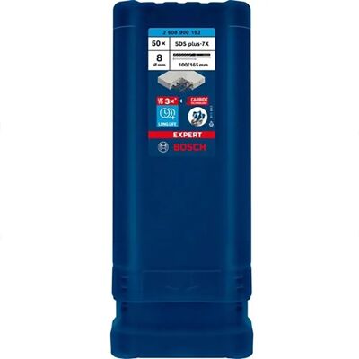 Bosch Broca Sds-plus Para Pared Expert 7x 8x100x165 Mm 50 Unidades Grey One Size Bosch Broca Sds-plus Para Pared Expert 7x 8x100x165 Mm 50 Unidades Grey One Size