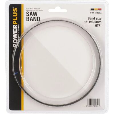 Powerplus Sierra De Cinta 1511x6.5 Mm Silver One Size Powerplus Sierra De Cinta 1511x6.5 Mm Silver One Size