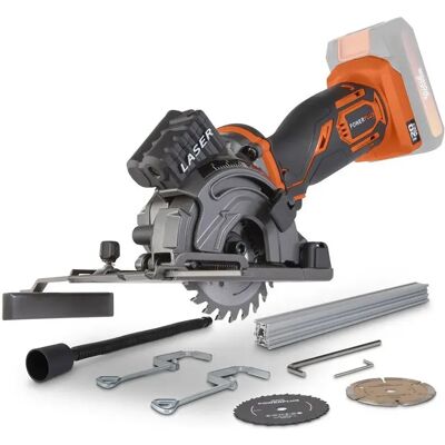 Powerplus Sierra Circular Powdp25400 20v 89 Mm Black / Orange One Size Powerplus Sierra Circular Powdp25400 20v 89 Mm Black / Orange One Size
