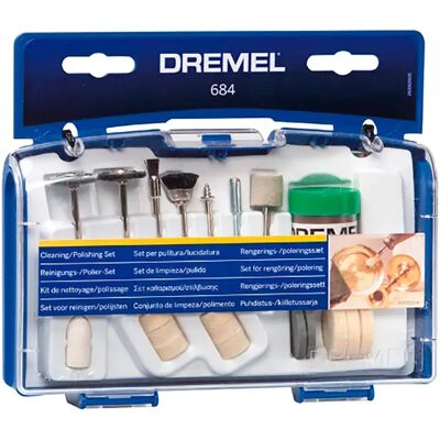 Dremel Juego De Pulido 684 20 Piezas Blue / White One Size Dremel Juego De Pulido 684 20 Piezas Blue / White One Size