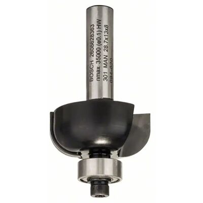 Fresa Bosch - 8mm Carburo para Bordes Curvos - Diámetro 28,7mm Fresa Bosch - 8mm Carburo para Bordes Curvos - Diámetro 28,7mm
