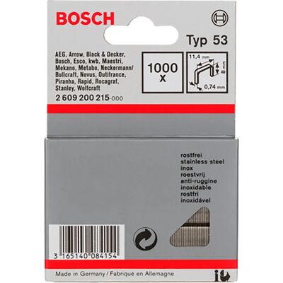 Bosch 1609200365 Grapas - Grapas Bosch 1609200365 Grapas - Grapas