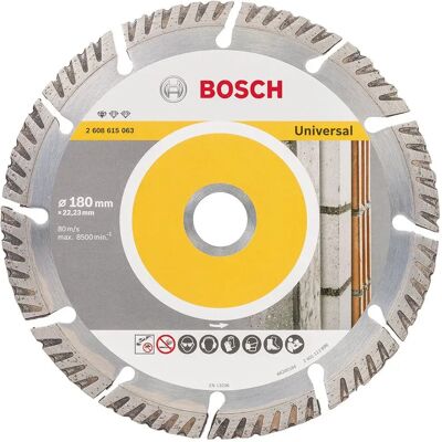 Bosch Disco De Corte De Diamante Universarl 180x22.23x2.4x10 Mm Black One Size Bosch Disco De Corte De Diamante Universarl 180x22.23x2.4x10 Mm Black One Size