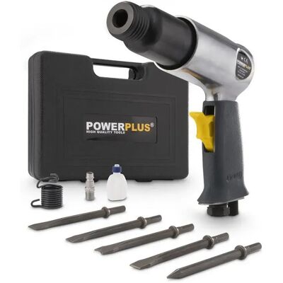 Cincel neumático Powerplus - 216 l/min - 6,3 bar - 3500rpm Cincel neumático Powerplus - 216 l/min - 6,3 bar - 3500rpm