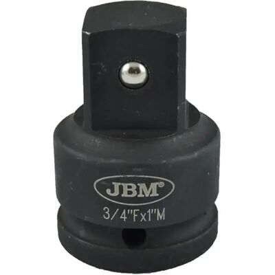 Jbm Adaptador De Impacto 3/4´´h 1´´m Black One Size Jbm Adaptador De Impacto 3/4´´h 1´´m Black One Size