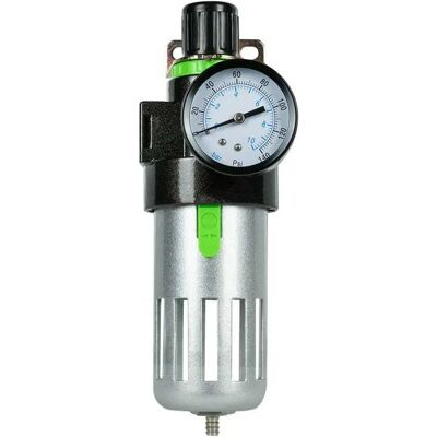 Jbm Filtro De Aire Y Regulador 1/2´´ Black / Green One Size Jbm Filtro De Aire Y Regulador 1/2´´ Black / Green One Size