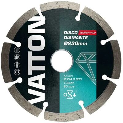 Vatton Cuchilla Segmentada De Diamante 230 Mm Grey One Size Vatton Cuchilla Segmentada De Diamante 230 Mm Grey One Size