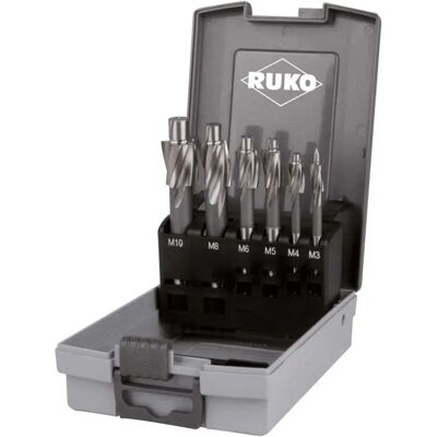 Ruko Avellanadores Planos Hss Din 373 Para Agujeros Centrales 6 Piezas Grey One Size Ruko Avellanadores Planos Hss Din 373 Para Agujeros Centrales 6 Piezas Grey One Size