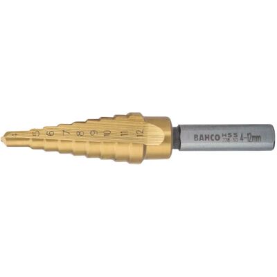 Bahco Broca Escalonada Para Chapa 4-12 Mm Multicolor One Size Bahco Broca Escalonada Para Chapa 4-12 Mm Multicolor One Size