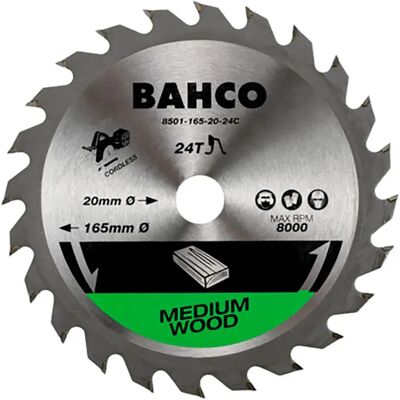 Bahco - 184x20 - 24T - Hoja de sierra circular Bahco - 184x20 - 24T - Hoja de sierra circular