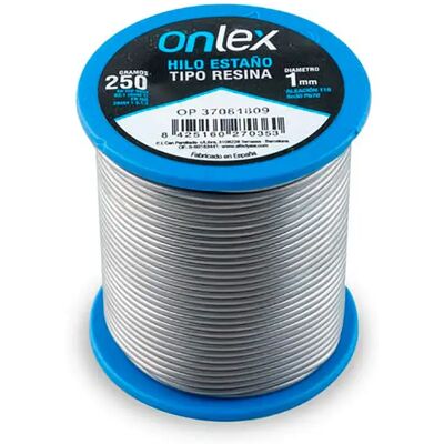 Onlex Estaño Con Resina 1.0 Mm 250g Steel One Size Onlex Estaño Con Resina 1.0 Mm 250g Steel One Size