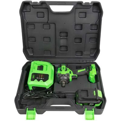 Jbm Pistola De Impacto Neumática De 1/2´´ 800nm Black / Green One Size Jbm Pistola De Impacto Neumática De 1/2´´ 800nm Black / Green One Size