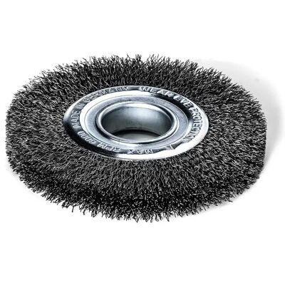 Cepillo de rueda Lessmann - D178mm, W23-25mm, Diámetro 50 - Herramienta para acabado de superficies Cepillo de rueda Lessmann - D178mm, W23-25mm, Diámetro 50 - Herramienta para acabado de superficies