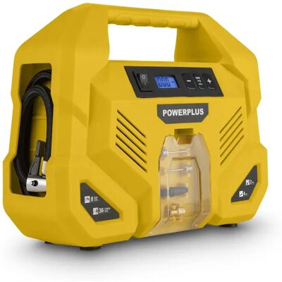 Powerplus Compresor De Aire 120w Yellow One Size Powerplus Compresor De Aire 120w Yellow One Size