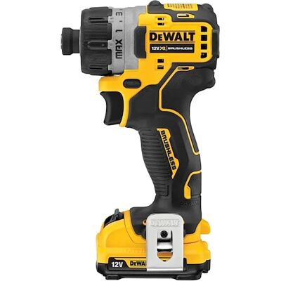 DeWalt Destornillador Eléctrico 12v 1/4 Dcf601d2 8nm 2x2.0ah Yellow / Black One Size DeWalt Destornillador Eléctrico 12v 1/4 Dcf601d2 8nm 2x2.0ah Yellow / Black One Size