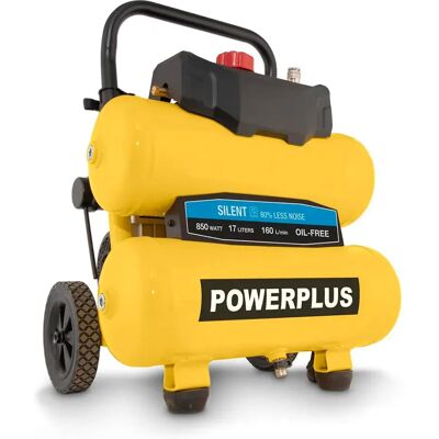 Powerplus Compresor De Aire 850w Yellow One Size Powerplus Compresor De Aire 850w Yellow One Size