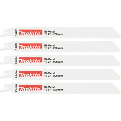 Makita Hoja De Sierra De Sable P-04933 200mm Silver One Size Makita Hoja De Sierra De Sable P-04933 200mm Silver One Size