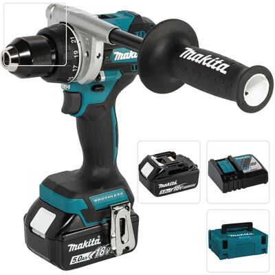 Makita Taladro Ddf492rtj 18v Blue / Black One Size Makita Taladro Ddf492rtj 18v Blue / Black One Size