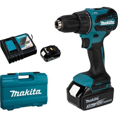 Makita Taladro Percutor Dhp490rfx3 Blue / Black One Size Makita Taladro Percutor Dhp490rfx3 Blue / Black One Size
