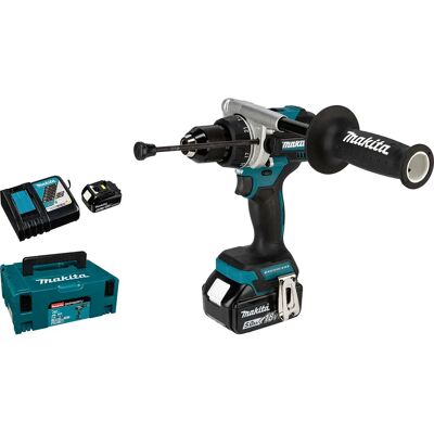 Makita Taladro Percutor Dhp492rtj 18v Blue / Black One Size Makita Taladro Percutor Dhp492rtj 18v Blue / Black One Size