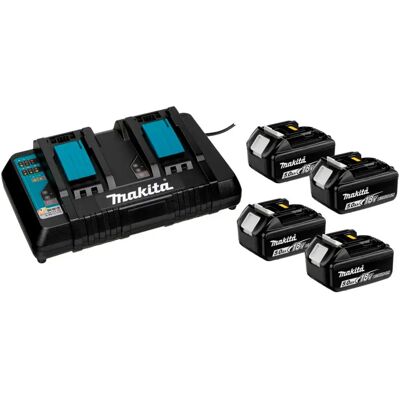 Makita Cargador Y Batería 199483-0 Black / Blue / Grey One Size Makita Cargador Y Batería 199483-0 Black / Blue / Grey One Size