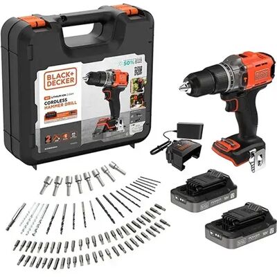 Black & Decker Taladro Bcd383d2xka-qw Red / Black One Size Black & Decker Taladro Bcd383d2xka-qw Red / Black One Size