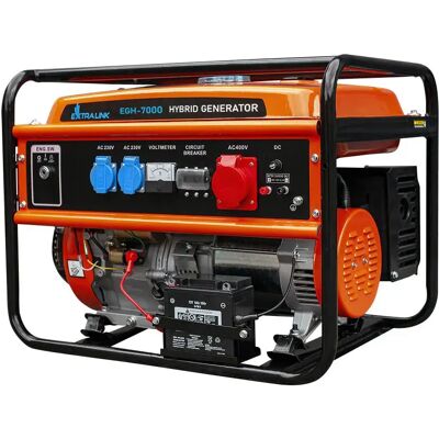 Extralink Generador Eléctrico De Gasolina Egh-7000 Hybrid 7kw Orange One Size Extralink Generador Eléctrico De Gasolina Egh-7000 Hybrid 7kw Orange One Size