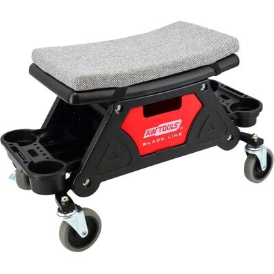 Awtools Asiento De Taller Con Almacenamiento Black One Size Awtools Asiento De Taller Con Almacenamiento Black One Size