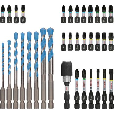 Bosch Juego De Puntas Para Destornillador Pro Impact Mixed 35 Piezas Multicolor One Size Bosch Juego De Puntas Para Destornillador Pro Impact Mixed 35 Piezas Multicolor One Size