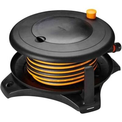 Fiskars Carro Porta Mangueras Solid M 21.5 M Black / Orange One Size Fiskars Carro Porta Mangueras Solid M 21.5 M Black / Orange One Size