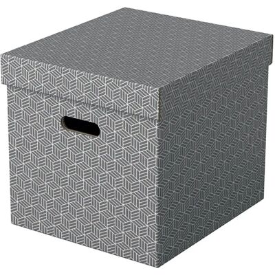 Esselte Caja De Almacenamiento Cúbica 365x320x315 Mm Grey One Size Esselte Caja De Almacenamiento Cúbica 365x320x315 Mm Grey One Size