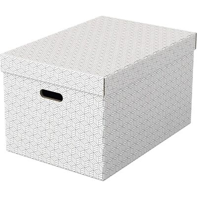 Esselte Caja De Almacenamiento Grande 510x355x305 Mm White One Size Esselte Caja De Almacenamiento Grande 510x355x305 Mm White One Size
